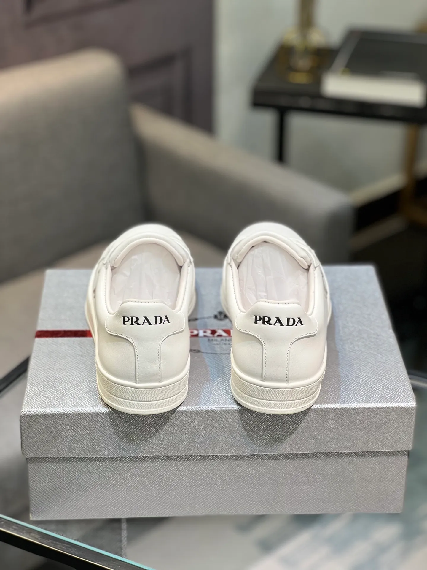 Men's shoes 💰540 [PRADA] Men's shoes are popular in the counter, official website synchronization, 1 high-quality shipment ✔️ Original frosted cowhide + cowhide lining, 1🆚1 replica, original sole, 38-45 (45 customized, non-refundable)